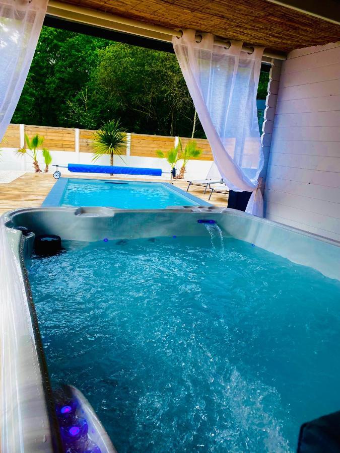 Maison A Biscarrosse Avec Piscine Et Jacuzzi Kültér fotó